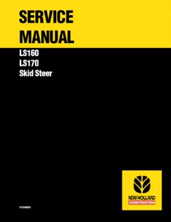 workshop manuel for new holland skid steer loader model ls170|new holland l170 price.